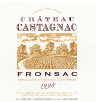 �tiquette de Ch�teau Castagnac - Fronsac 
