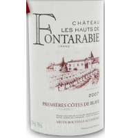 �tiquette de Ch�teau les Hauts de Fontarabie 