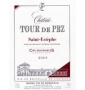 �tiquette de Ch�teau Tour de Pez 